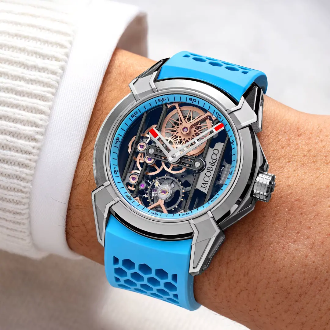 Jacob & Co Epic X Skeleton blue