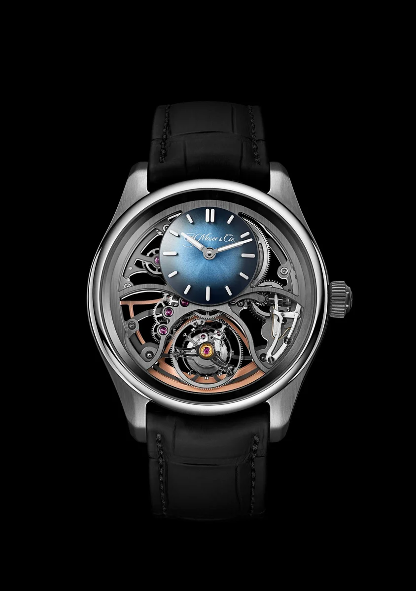 H. Moser & Cie Pioneer Cylindrical Tourbillon Skeleton