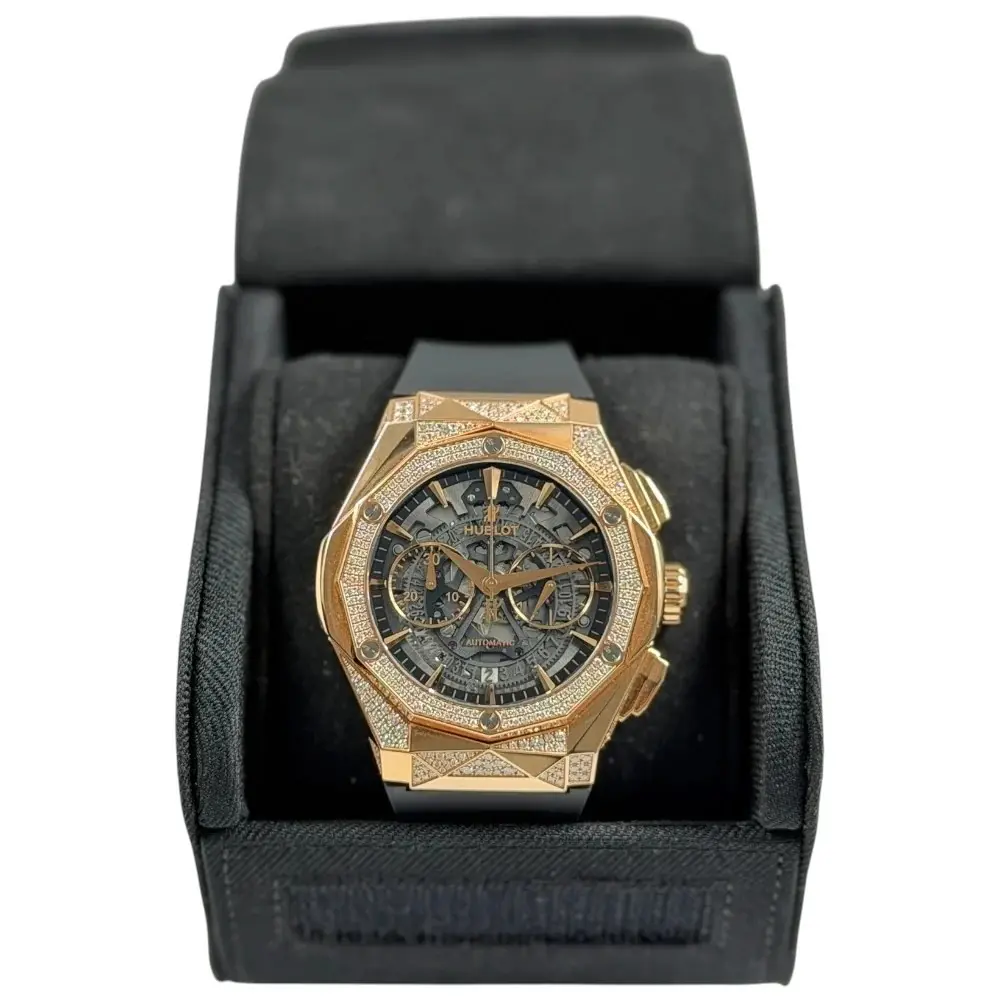 Hublot Classic Fusion Aerofusion Chronograph Orlinski King Gold Alternative Pavé