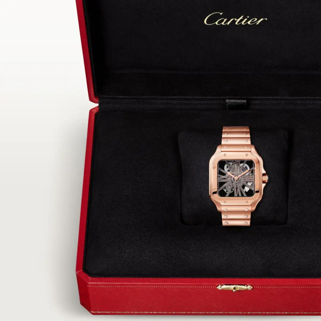 Cartier Santos de Cartier Skeleton watch