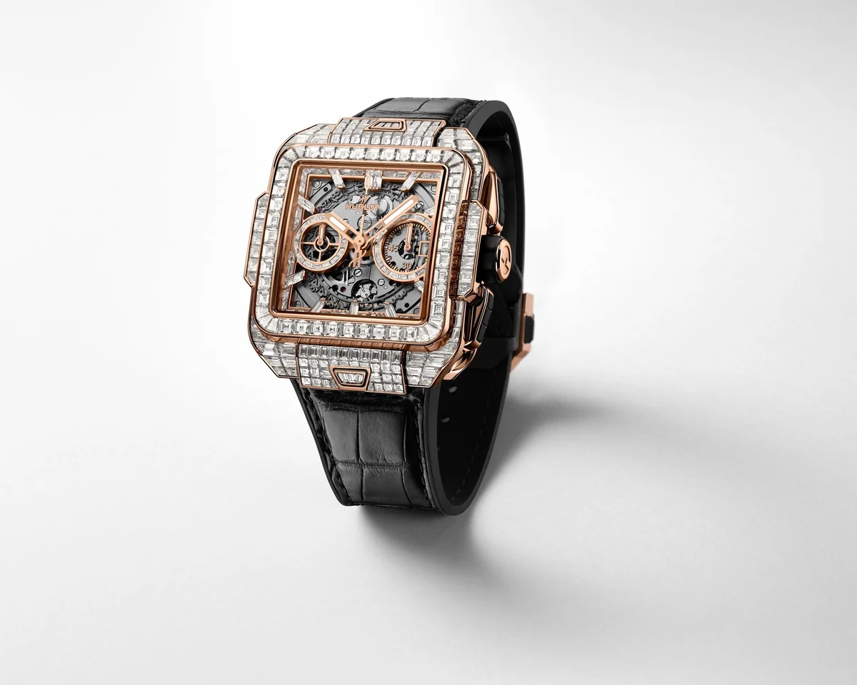Hublot Square Bang Unico King Gold High Jewellery