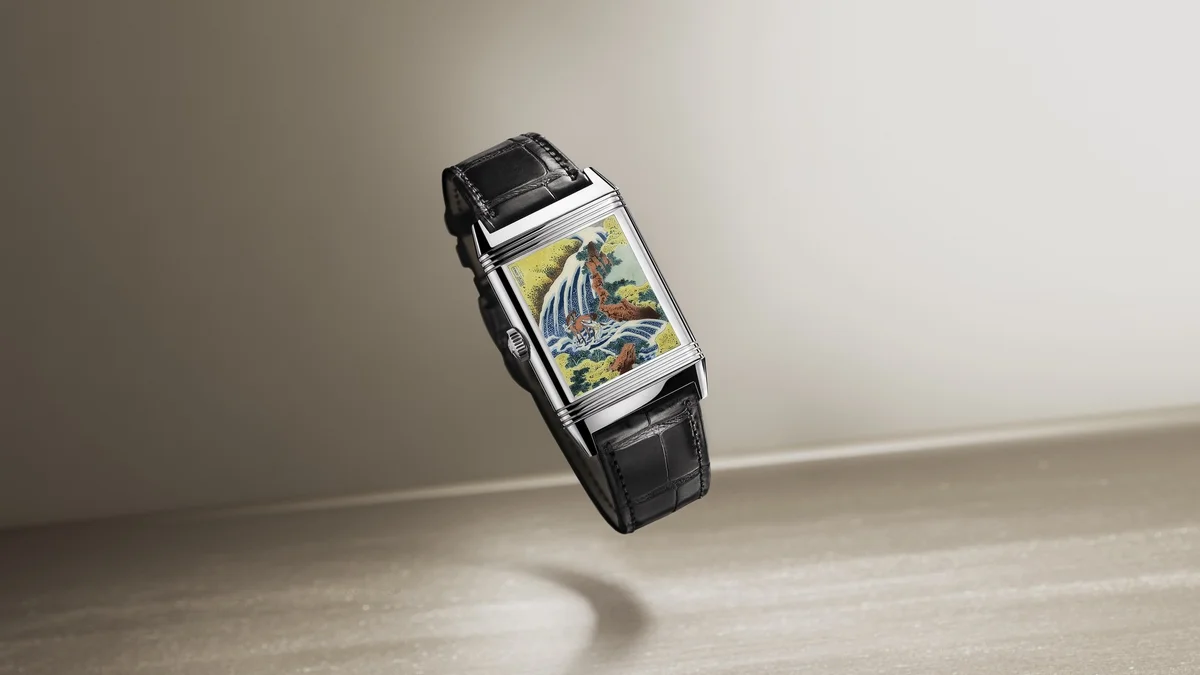 Jaeger-LeCoultre Reverso Tribute Enamel Hokusai – The Waterfall at Yoshino