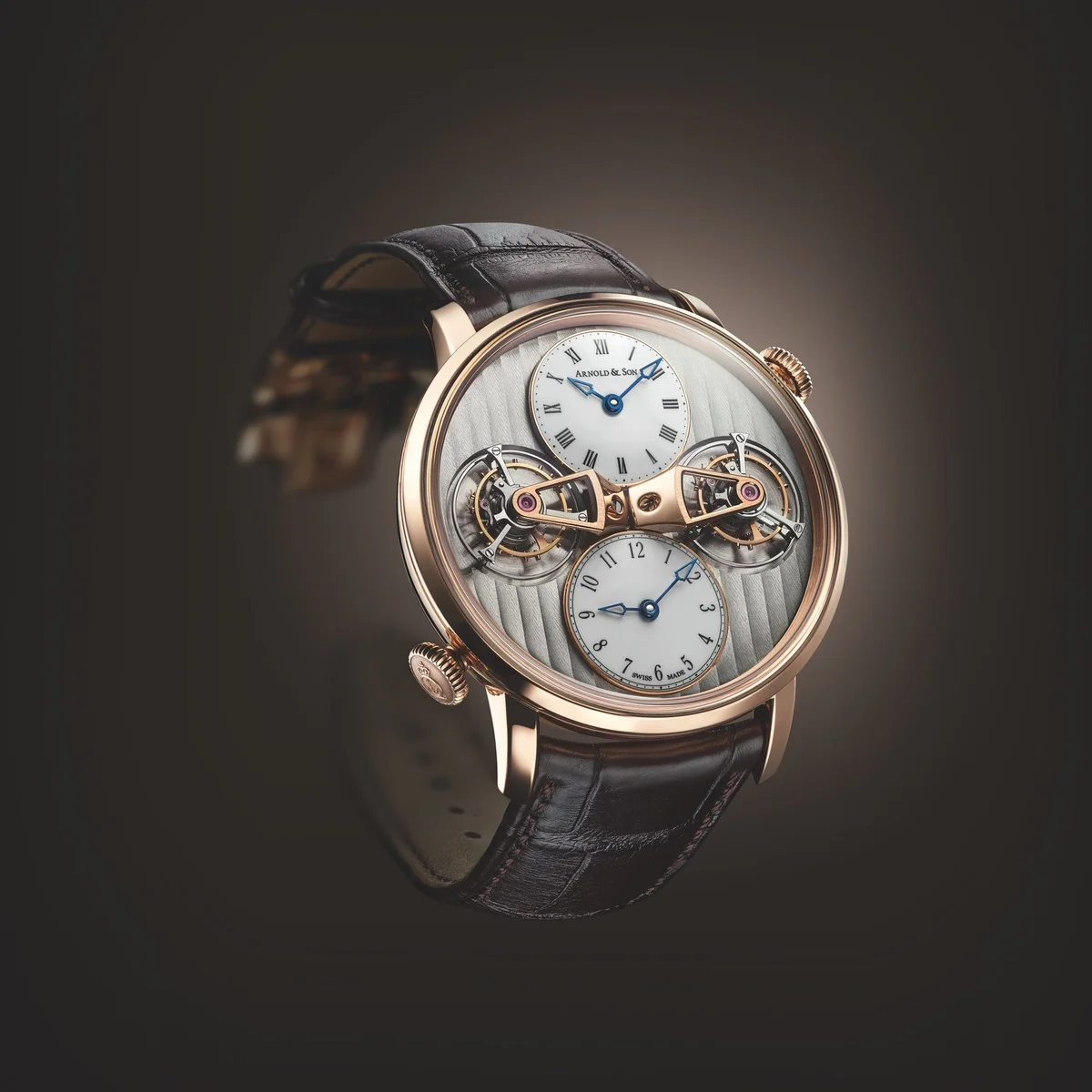 Arnold & Son Double Tourbillon Red Gold