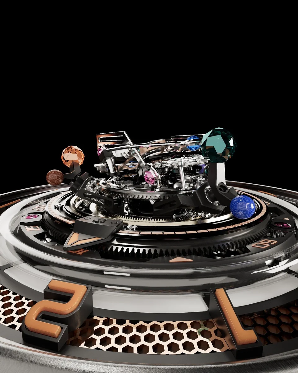 HYT Conical Tourbillon Infinity Sapphires