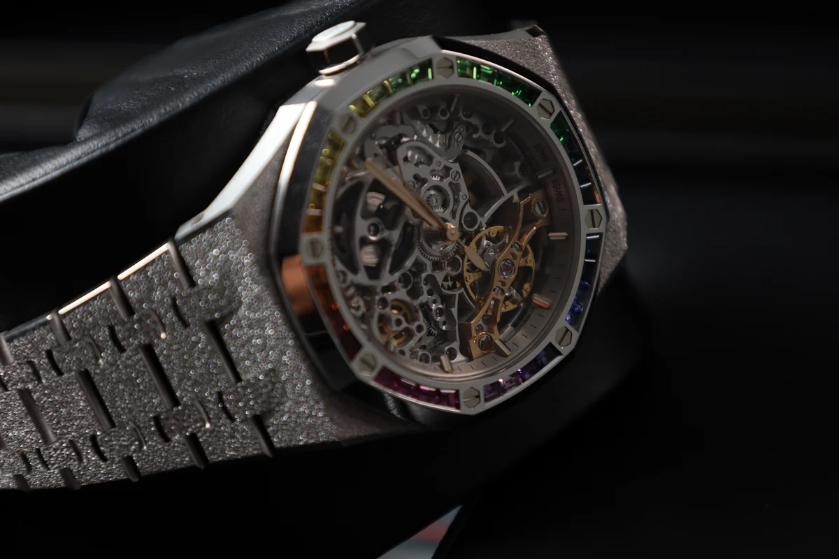 Audemars Piguet Royal Oak Frosted Gold Double Balance Wheel Openworked