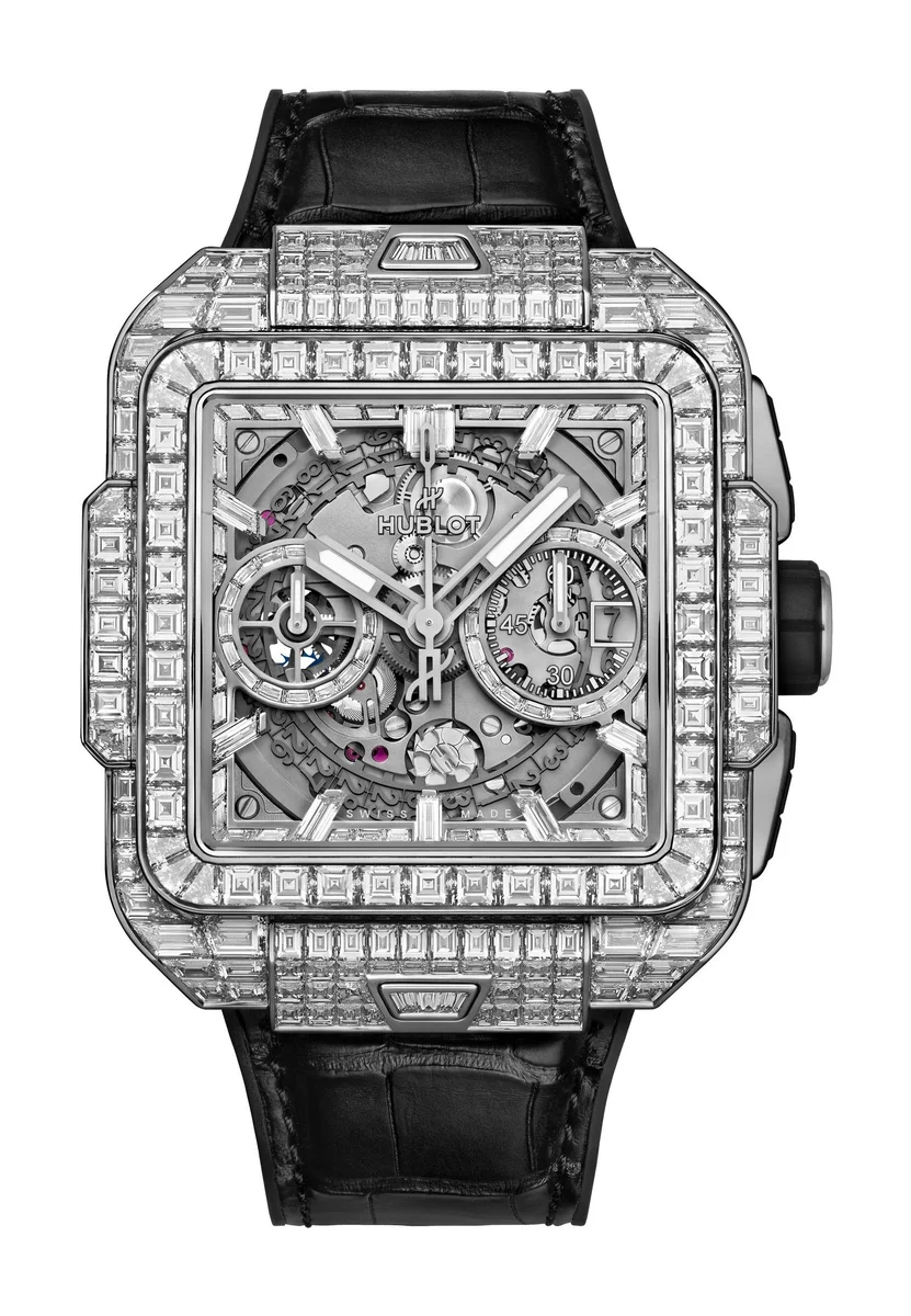 Square Bang Unico White Gold High Jewellery