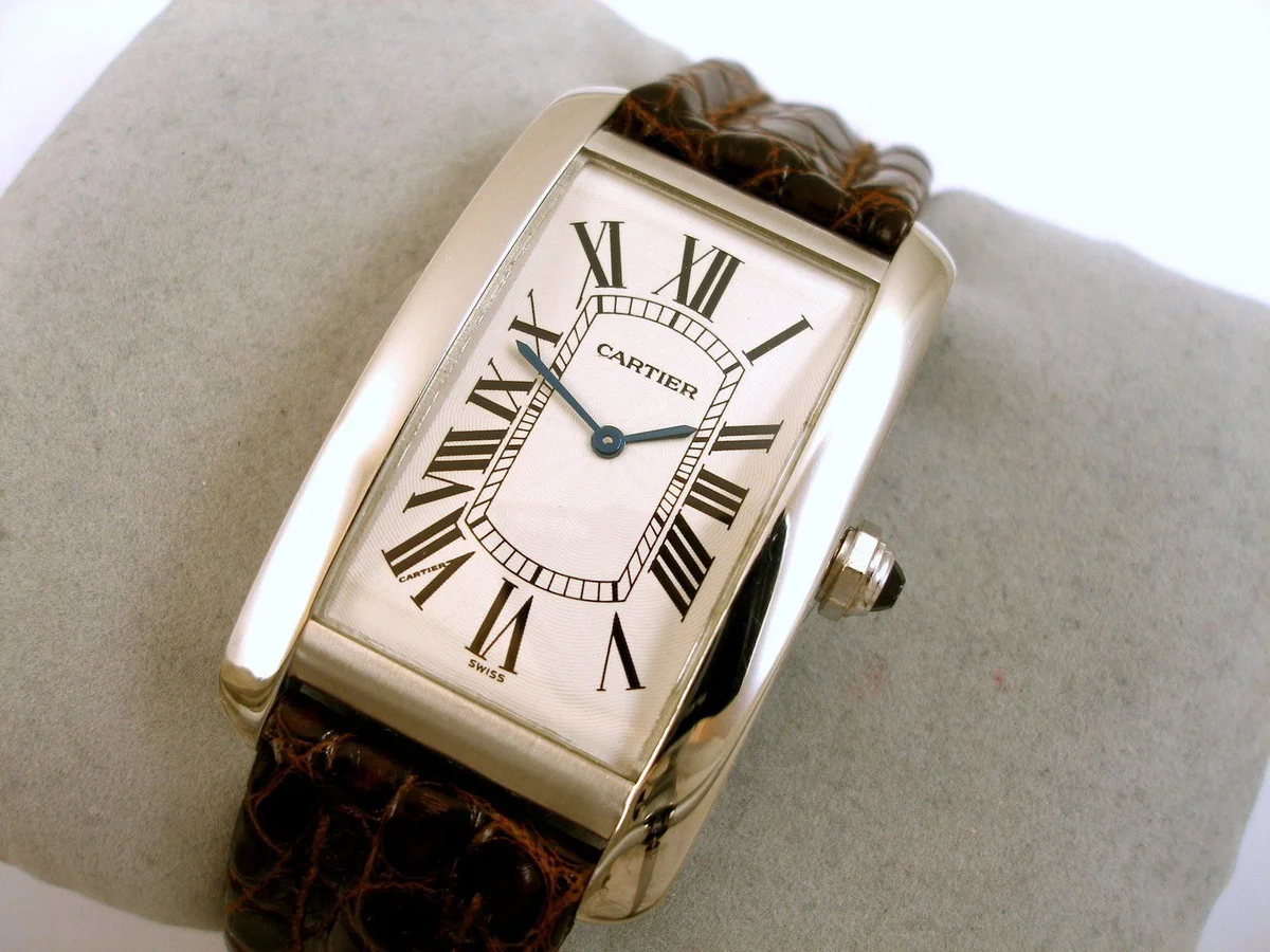 Cartier Tank 1734 American Privee Platinum
