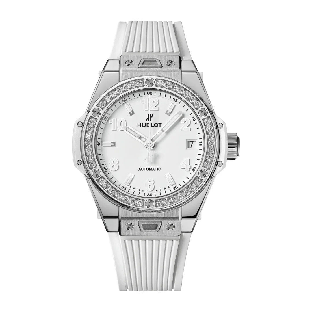 Big Bang One Click Steel White Diamonds