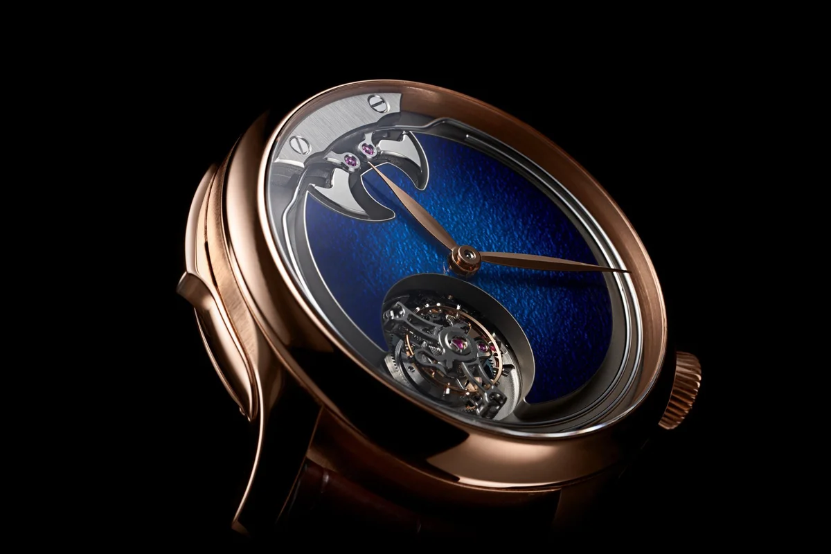 H. Moser & Cie Endeavour Concept Minute Repeater Tourbillon Aqua Blue