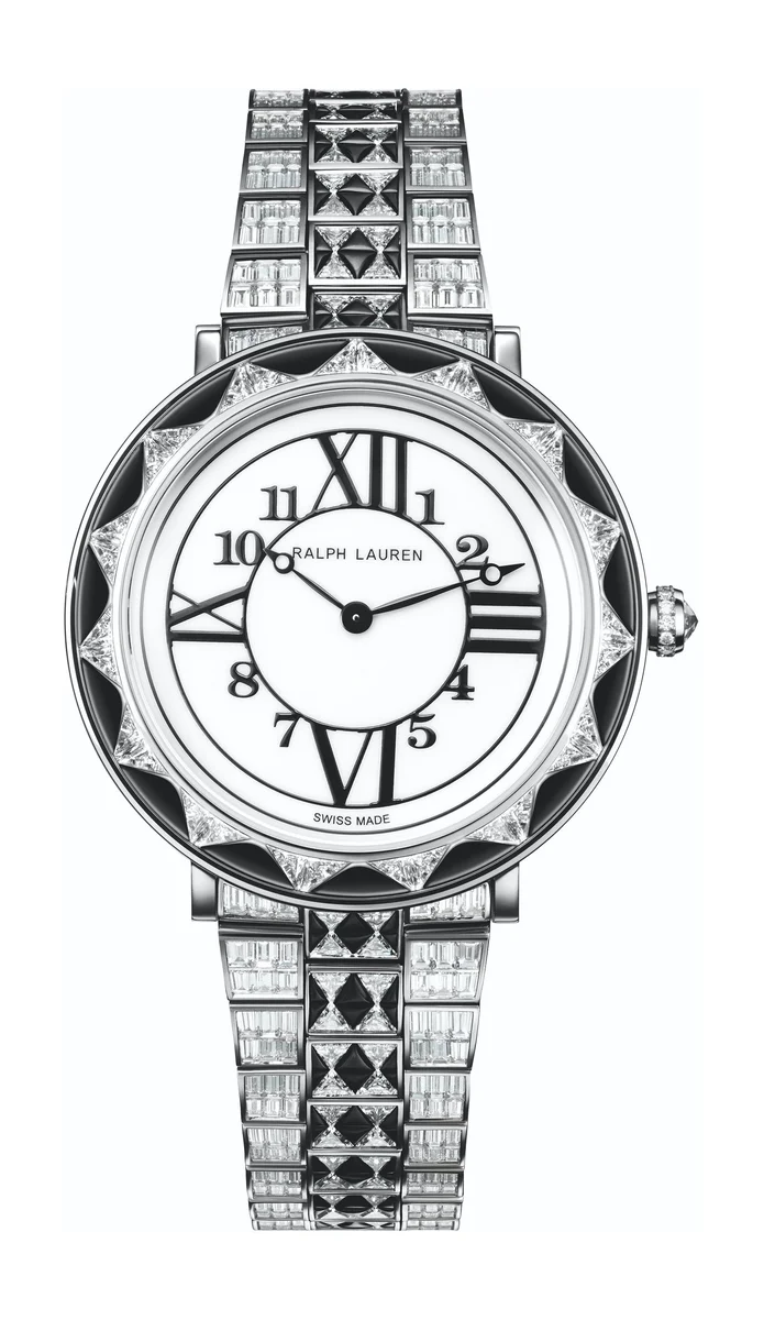 Rl888 Deco Diamond 38mm White Gold With Diamonds