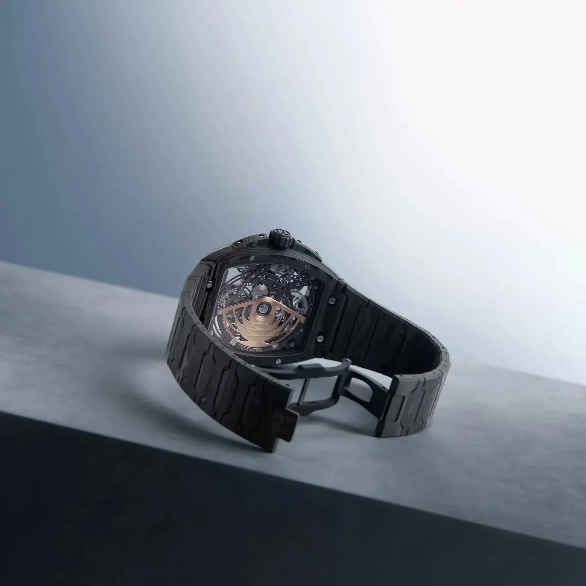 Bianchet Tonneau Ultrafino Carbon Sky Blue