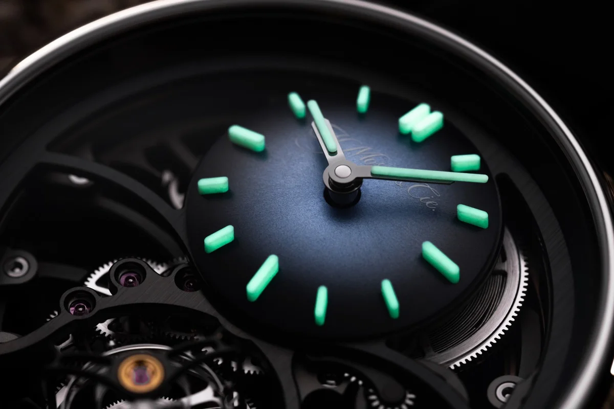 H. Moser & Cie Pioneer Cylindrical Tourbillon Skeleton