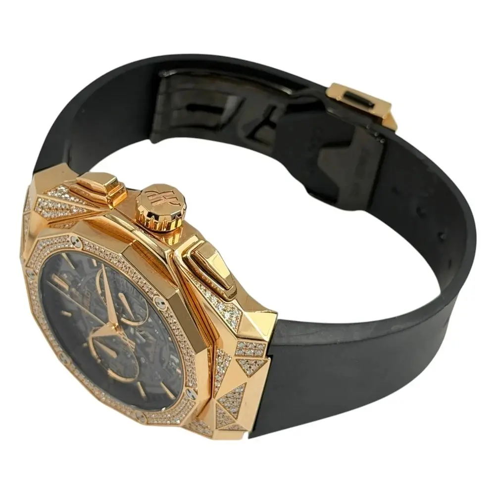 Hublot Classic Fusion Aerofusion Chronograph Orlinski King Gold Alternative Pavé