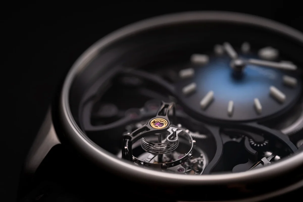 H. Moser & Cie Pioneer Cylindrical Tourbillon Skeleton