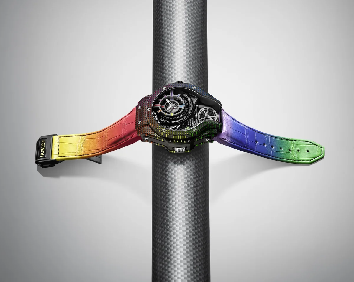 Hublot MP 09 Tourbillon Bi-Axis Rainbow 3D Carbon