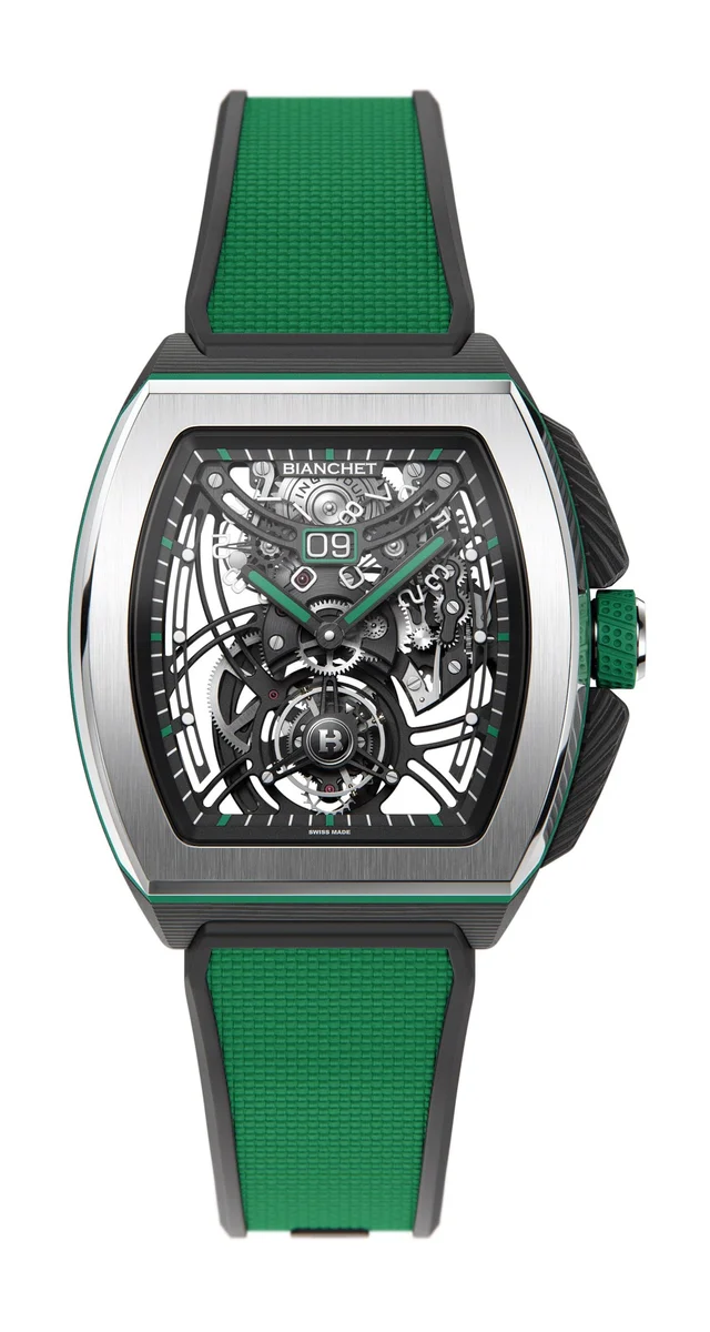 Flying Tourbillon Grande Date B1.618 Hybrid Green
