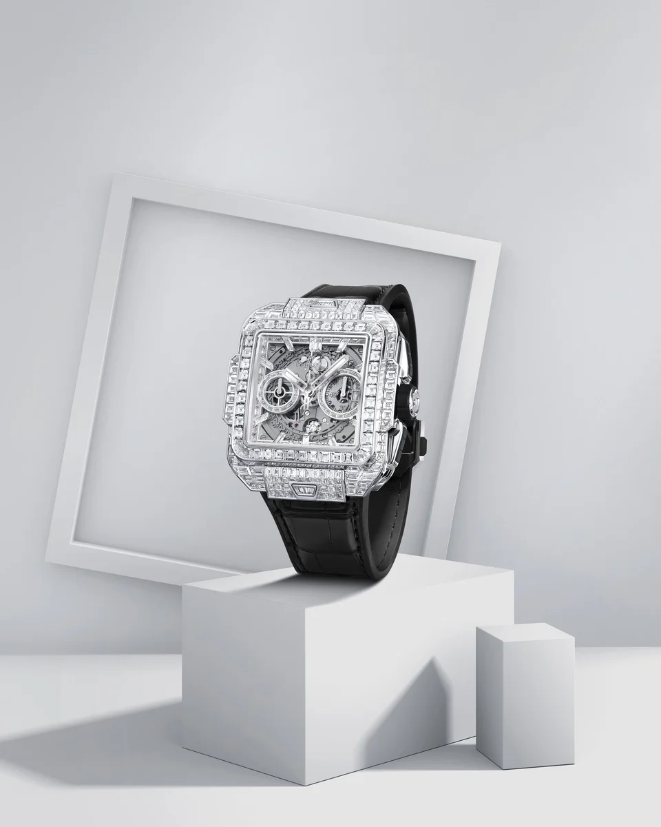 Hublot Square Bang Unico White Gold High Jewellery