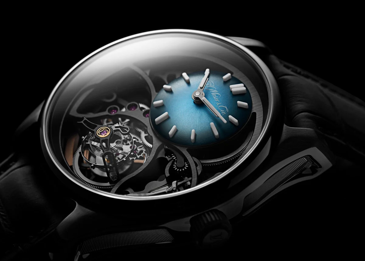 H. Moser & Cie Pioneer Cylindrical Tourbillon Skeleton