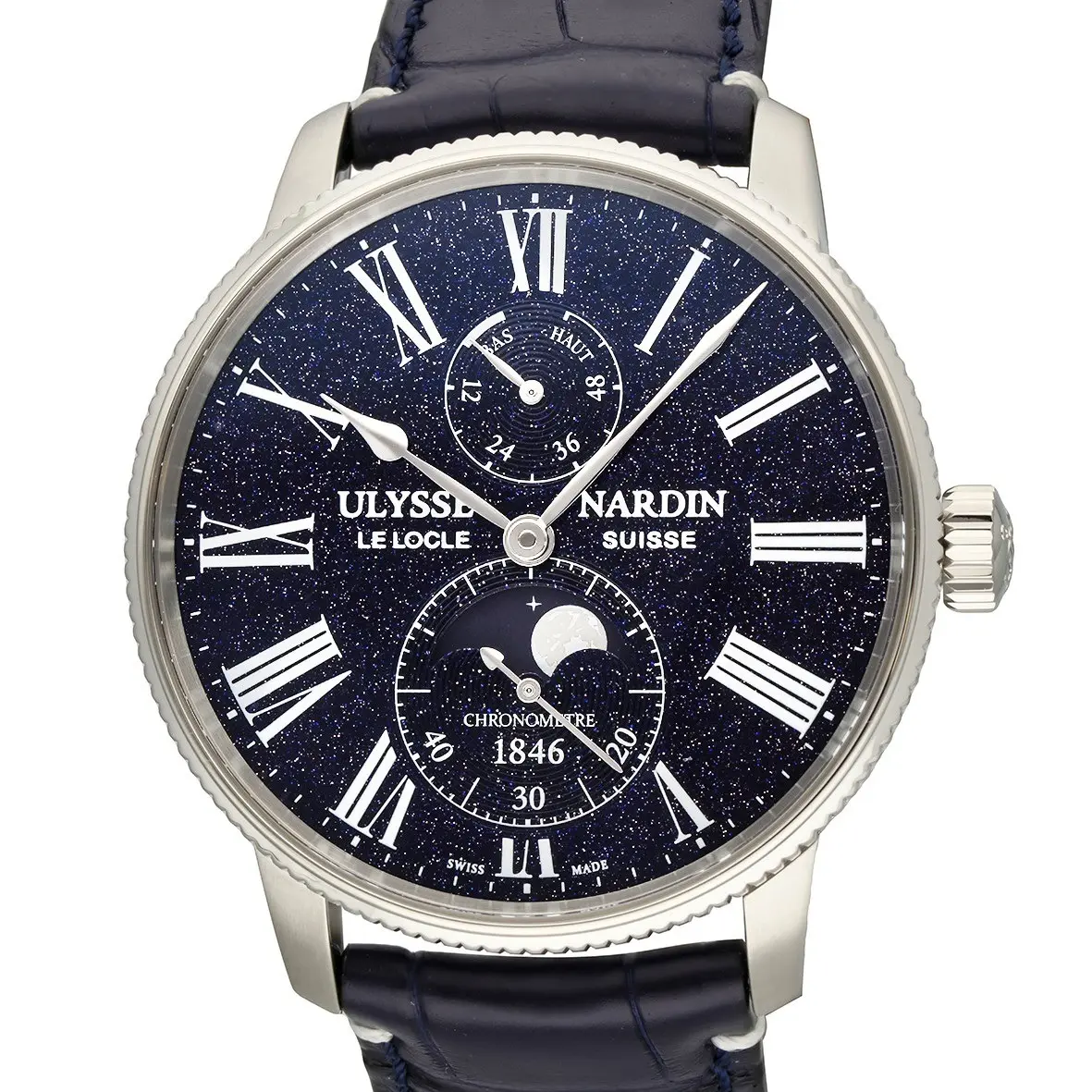 Marine Torpilleur Moonphase Aventurine