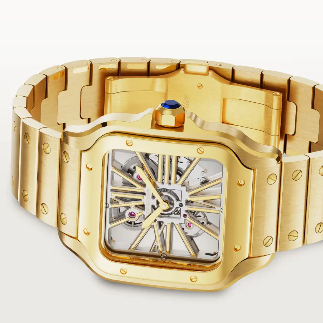 Cartier Santos de Cartier Skeleton watch