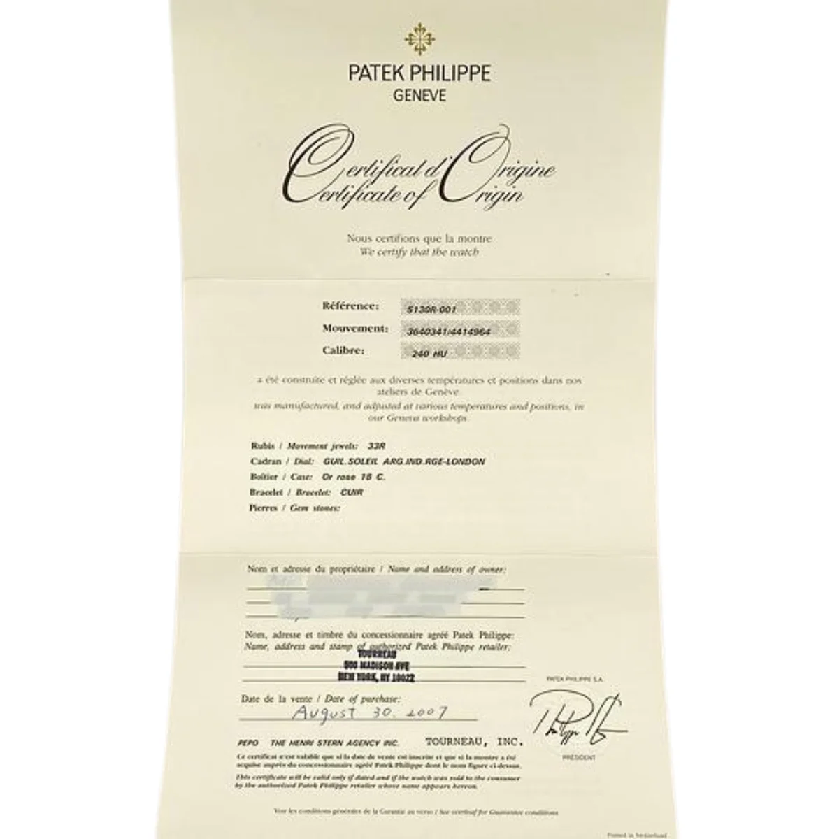 Patek Philippe Complications World Time