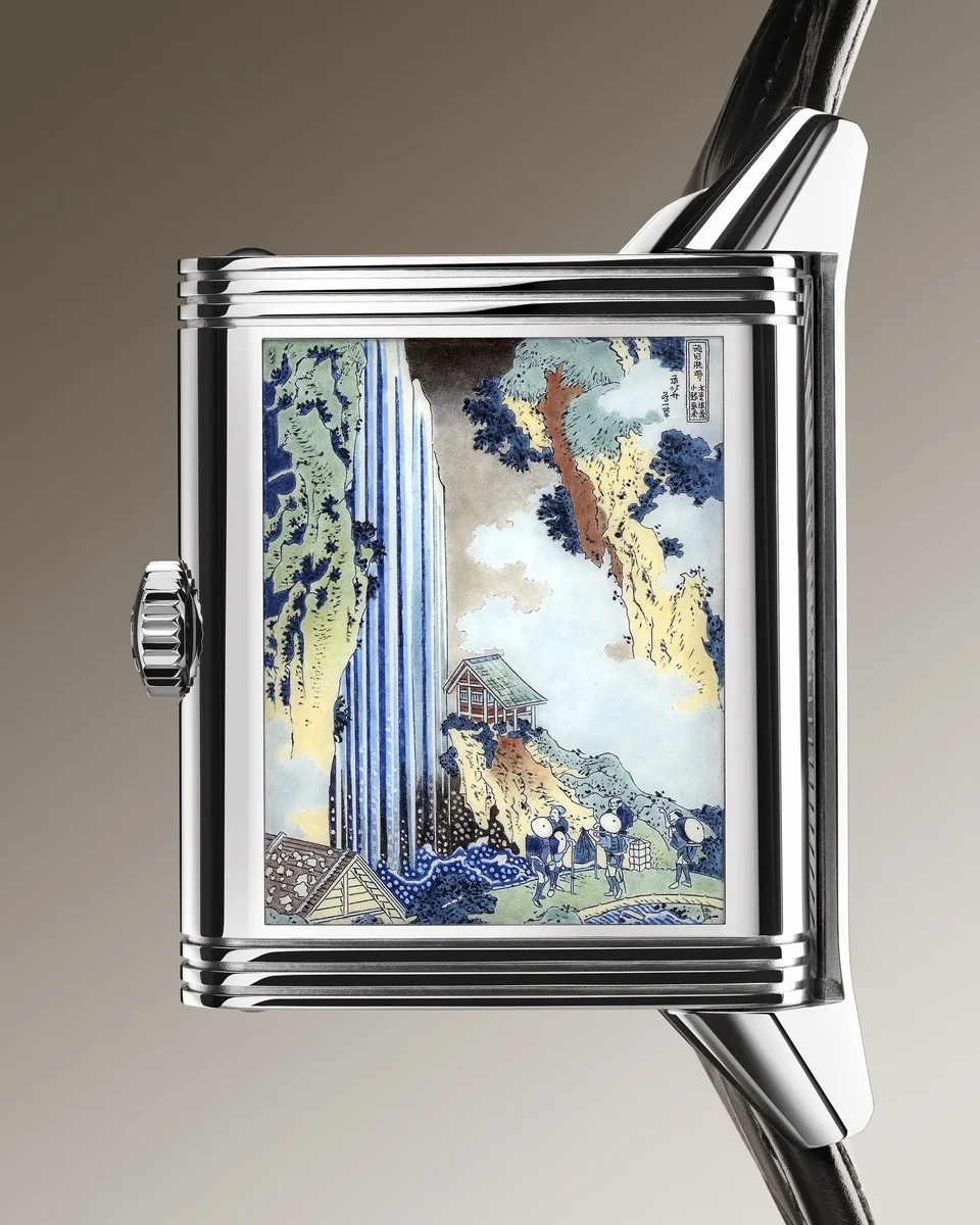 Jaeger-LeCoultre Reverso Tribute Enamel Hokusai – The Waterfall at Ono