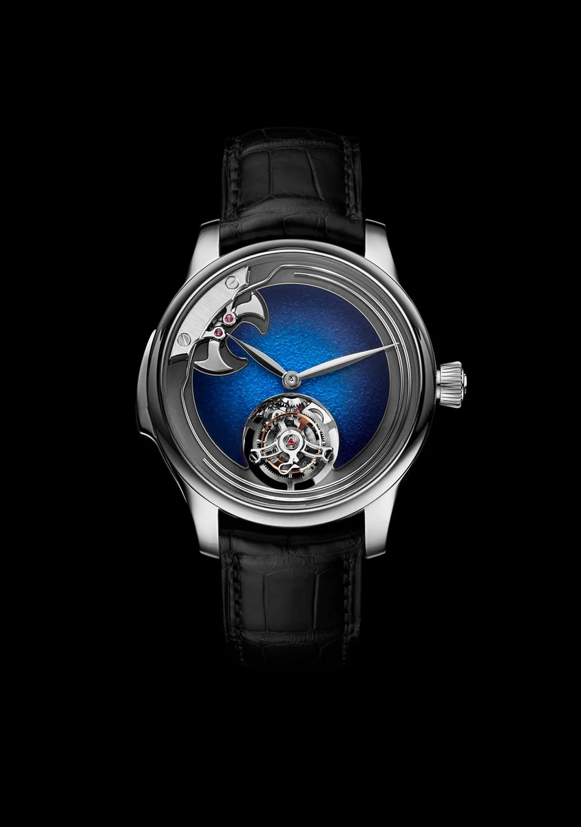 H. Moser & Cie Endeavour Concept Minute Repeater Tourbillon Aqua Blue