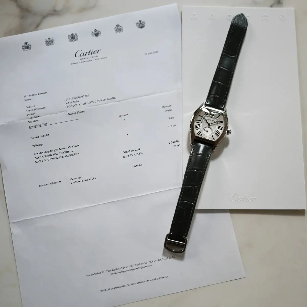 Cartier Tortue