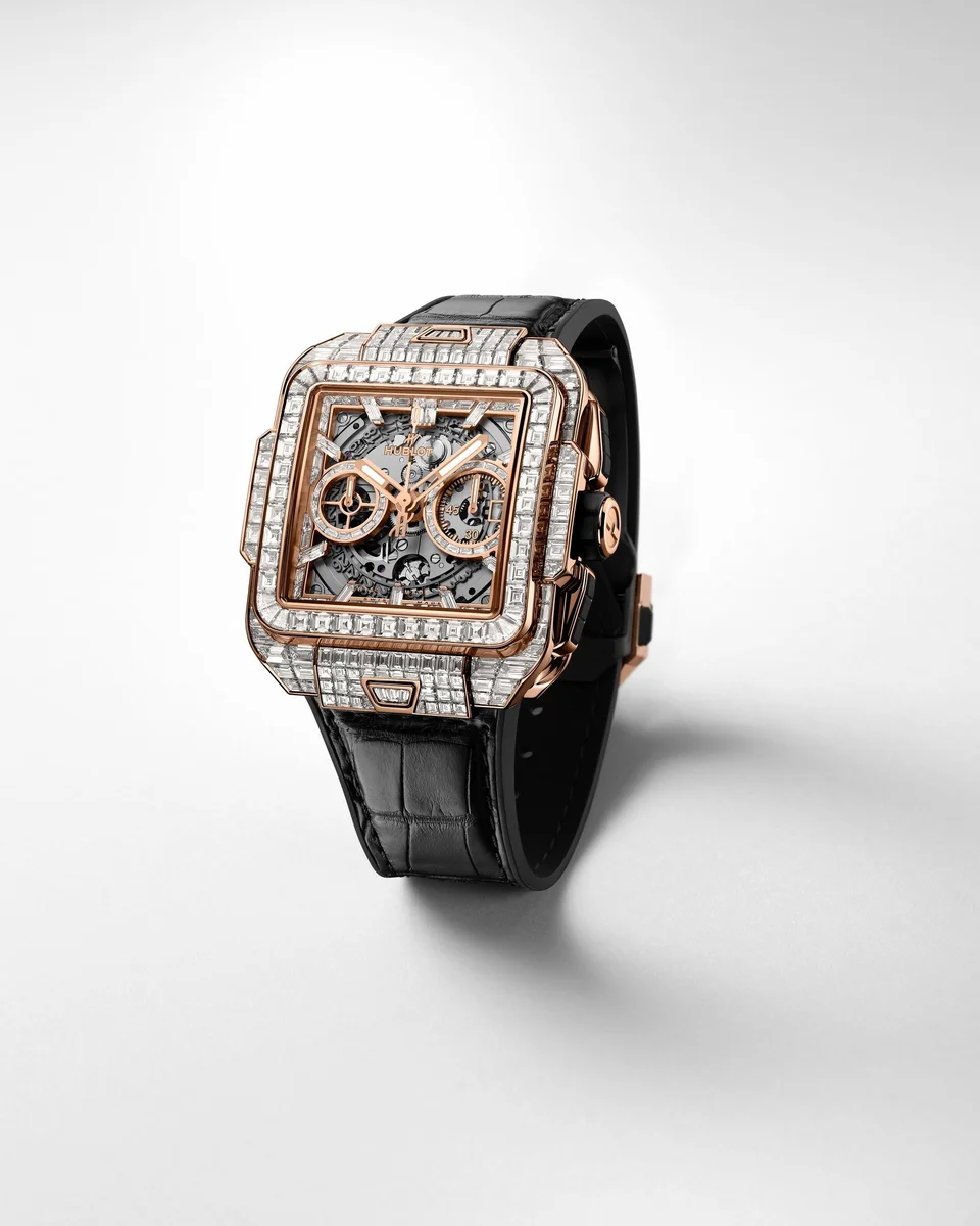 Hublot Square Bang Unico King Gold High Jewellery