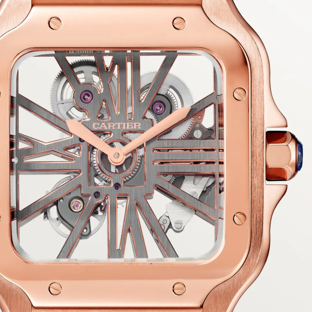 Cartier Santos de Cartier Skeleton watch