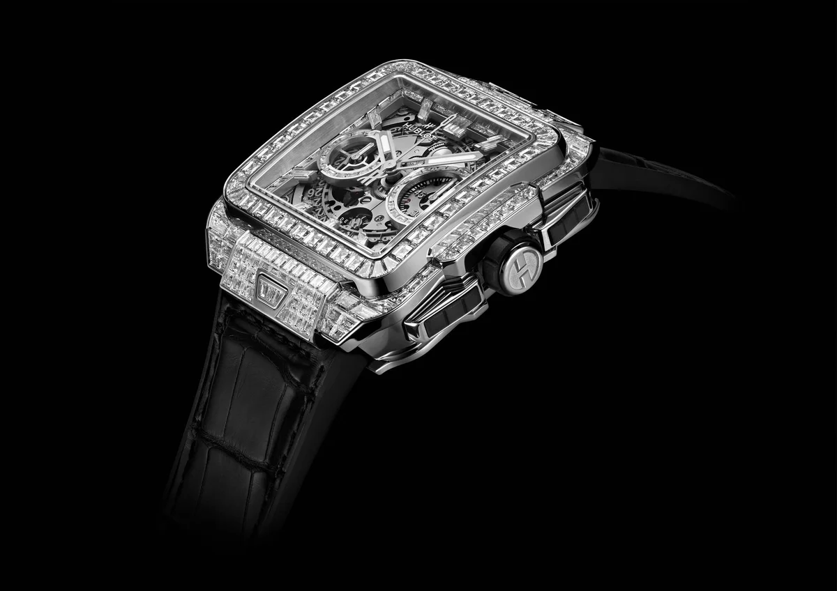 Hublot Square Bang Unico White Gold High Jewellery